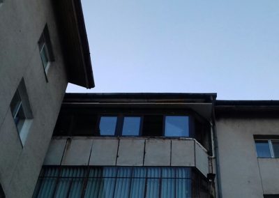 Montaj tamplarie PVC la balcon