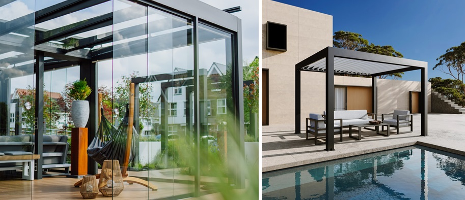 Pergole din aluminiu